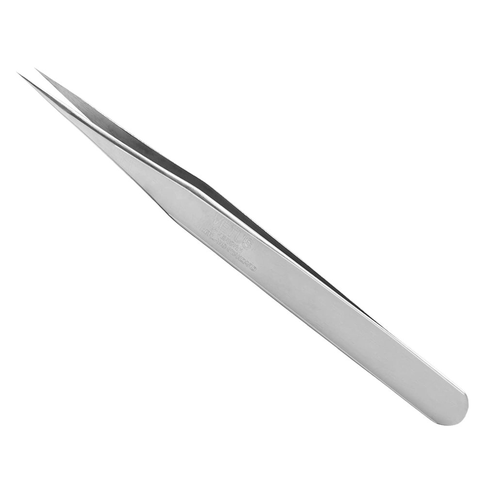 Auniwaig 3pcs High Precision Tweezers, Stainless Steel Pointed Tip Tweezers, ST-10 Micro-Magnetic Tweezer With Card Bag for Craft, Electronics, Soldering and Experimental Work, Jewelry-Making