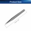 Auniwaig 5pcs High Precision Tweezers, Stainless Steel Pointed Tip Tweezers, ST-10 Micro-Magnetic Tweezer With Card Bag for Craft, Electronics, Soldering and Experimental Work, Jewelry-Making view 2