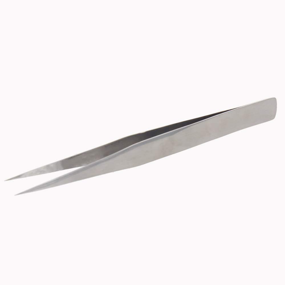 Auniwaig 3pcs High Precision Tweezers, Stainless Steel Pointed Tip Tweezers, ST-16 Micro-Magnetic Tweezer in OPP Bag for Craft, Electronics, Soldering and Experimental Work, Jewelry-Making