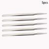 Auniwaig 5pcs High Precision Tweezers, Stainless Steel Pointed Tip Tweezers, ST-14 Micro-Magnetic Tweezer in OPP Bag for Craft, Electronics, Soldering and Experimental Work, Jewelry-Making view 4