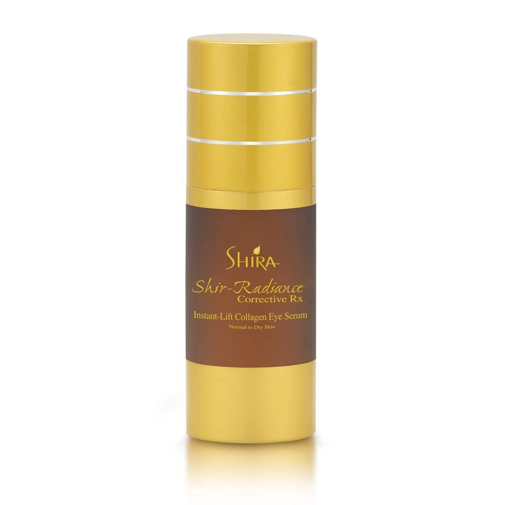 Shira Shir Radiance Corrective RX Instant-Lift Collagen Light-Weight Eye Serum Reduces Dark Circles Dullness Fine Lines and Wrinkles (30ml)