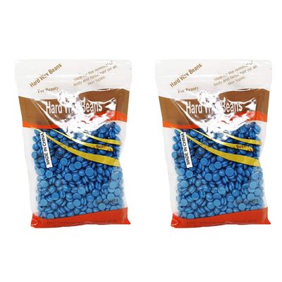 Magik 200g Natural Hard Wax Beans Beads for Painless Body Hair Removal Waxing Warmer (Chamomile)