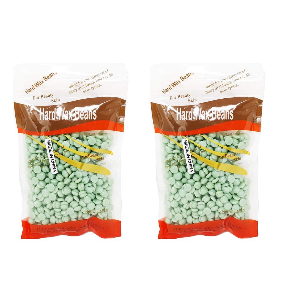 Magik 200g Natural Hard Wax Beans Beads for Painless Body Hair Removal Waxing Warmer (Aloe Vera)
