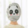 3 Pcs Women Shower Cap Waterproof Elastic Bath Hat Cleaning Hat Cute Kid Adult (Elephant+Lion+Panda) view 4