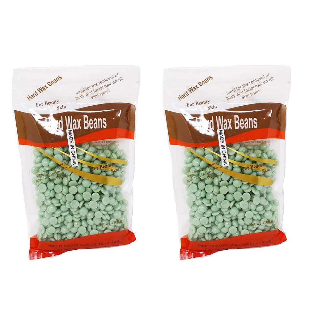Magik 200g Natural Hard Wax Beans Beads for Painless Body Hair Removal Waxing Warmer (Tea Tree)