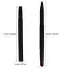 Beaupretty 2pcs Double-ended Angled Eyebrow Brush for Makeup Portable Retractable Brow and Eyeshadow Tool Cover for Shaping Blending and Grooming Brows view 2