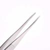 Auniwaig Stainless Steel Tweezers, Precision Tweezers, 125mm Lenght Stainless Steel Straight Pointed Tweezers with Serrated Tip view 2