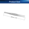 Auniwaig Stainless Steel Tweezers, Precision Tweezers, 200mm Lenght Stainless Steel Straight Pointed Tweezers with Serrated Tip for Medical view 2