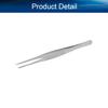 Auniwaig Stainless Steel Tweezers, Precision Tweezers, 200mm Lenght Stainless Steel Straight Pointed Tweezers with Serrated Tip for Medical view 4