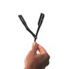 L3 Milly Razor - Fast and East to Assemble - Excellent Grip and Control - Straight Razor Holder- Level Three Razor Holder Black view 2
