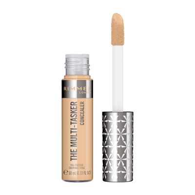 Rimmel London, Multi-Tasker Concealer, 030 Light, Crease-Proof, Transfer-Proof, Waterproof, Up To 24-Hour Wear, Vegan Formula, 0.33oz