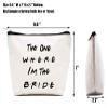 LIBIHUA Bride Gift The One Where I'm the Bride Engagement Gift Bridal to Be Newly Engaged Bridal Shower Present Bachelorette Party Present Travel Pouch Hangover Clutch Makeup Bag Cosmetic Bag view 3