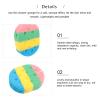 4pcs Rainbow Oval Bath Sponges Exfoliating Shower Foam Body Sponges Exfoliating Soothing Sponges for view 2