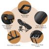 OmySalon Massage Salon Tattoo Chair Esthetician Bed with Hydraulic Stool,Multi-Purpose 3-Section Facial Bed Table, Adjustable Beauty Barber Spa Beauty Equipment, Black view 3