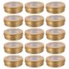 Beaupretty 24pcs Aluminum Jars with Transparent Lids for Cosmetics Creams and Crafts Leak Travel Containers for Lotion Beads and More view 1