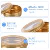 Beaupretty 24pcs Aluminum Jars with Transparent Lids for Cosmetics Creams and Crafts Leak Travel Containers for Lotion Beads and More view 4