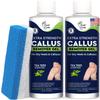 Callus Remover for Feet with Extra Strength Gel & Foot Pumice Stone Set - Easy Way to Remove Hard Calluses & Dead Skin Build-Up - Professional At-Home Foot Care for Men & Women - Made in the USA view 1