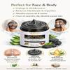 Ammuri Pure Activated Charcoal Face & Body Mud Mask for Men & Women 250g  Extra Large Tub for Clogged Pores, Impurities, Detox, Deep Cleanse & Excess Oil, 100% Natural & Organic view 4