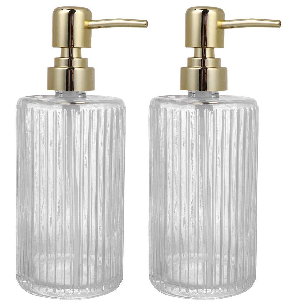 Cabilock 1set Transparent Lotion Travel Bottles Pump for Home and Travel Use Random Color and Texture for Cosmetic Storage