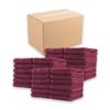 Arkwright Bleach Proof Salon Towels Bulk - Case of 180 - Highly Absorbent, 100% Cotton, Quick Dry Spa Face Towel for Hair Stylist, Barber, Pedicure, and Esthetician, 16 x 27 in, Burgundy view 1