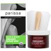 Parissa Organic Sugar Wax Kit for Legs & Body | USDA Certified, Vegan, Hypoallergenic, Microwavable & Water-Washable | Gentle & Beginner-Friendly | 30 Reusable Strips, 3 Spatulas, 240ml (8 Fl Oz) Wax view 1