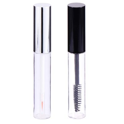 Beaupretty 10ml Empty Mascara Tube with Eyelash Wand Transparent Eyeliner Bottle Eyelash Cream Container Bottle with Rubber Inserts and Funnels Set for Oil