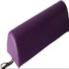 Master Massage Tables 9 inches Large Half Round Bolster Pillow, Half Moon Bolster Pillow for Massage Table, Semi-Round Massage Pillow Cushion with 100% PU Leather, Durable Soft 9"x 26" - (Purple) view 1