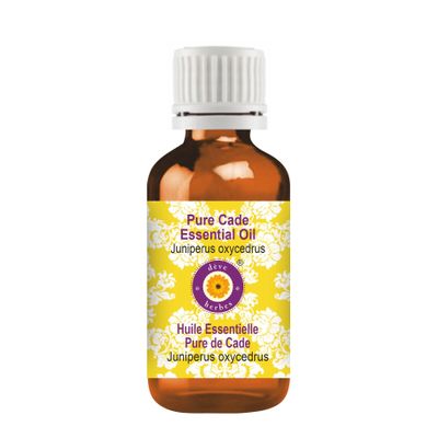 dve herbes Cade Essential Oil (Juniperus oxycedrus) Pure | Non-Sticky | Non-Greasy | Lightweight | Men & Women | All Skin Types | Steam Distilled 100ml (3.38 oz)