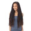 Freetress Braids Crochet Braids 2X Indie Distressed Loc 26 in (3-pack, 1B) view 1