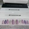 Purple Press On Nails Size Medium view 1