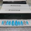 Light Blue Press On Nails Size Small view 1