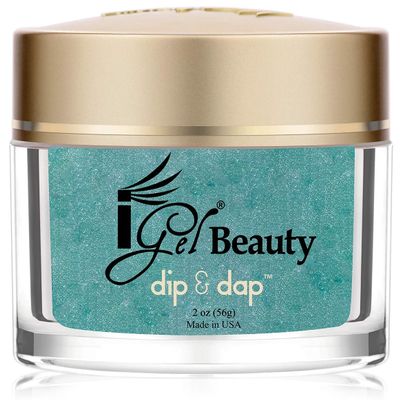 iGel - 100% Pure Nail Acrylic/ Dipping Powder - Dip & Dap Collection (DD223 - Green With Envy)