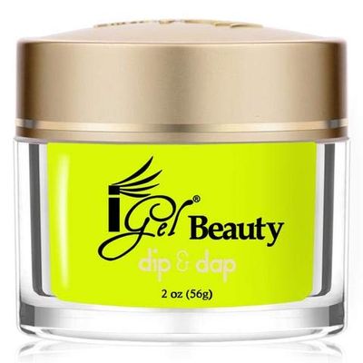 iGel - 100% Pure Nail Acrylic/ Dipping Powder - Dip & Dap Collection (DD067 - Laser Lemon)
