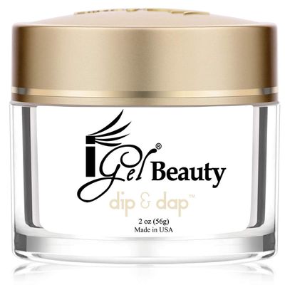 iGel - 100% Pure Nail Acrylic/ Dipping Powder - Dip & Dap Collection (DD164 - Winter White)