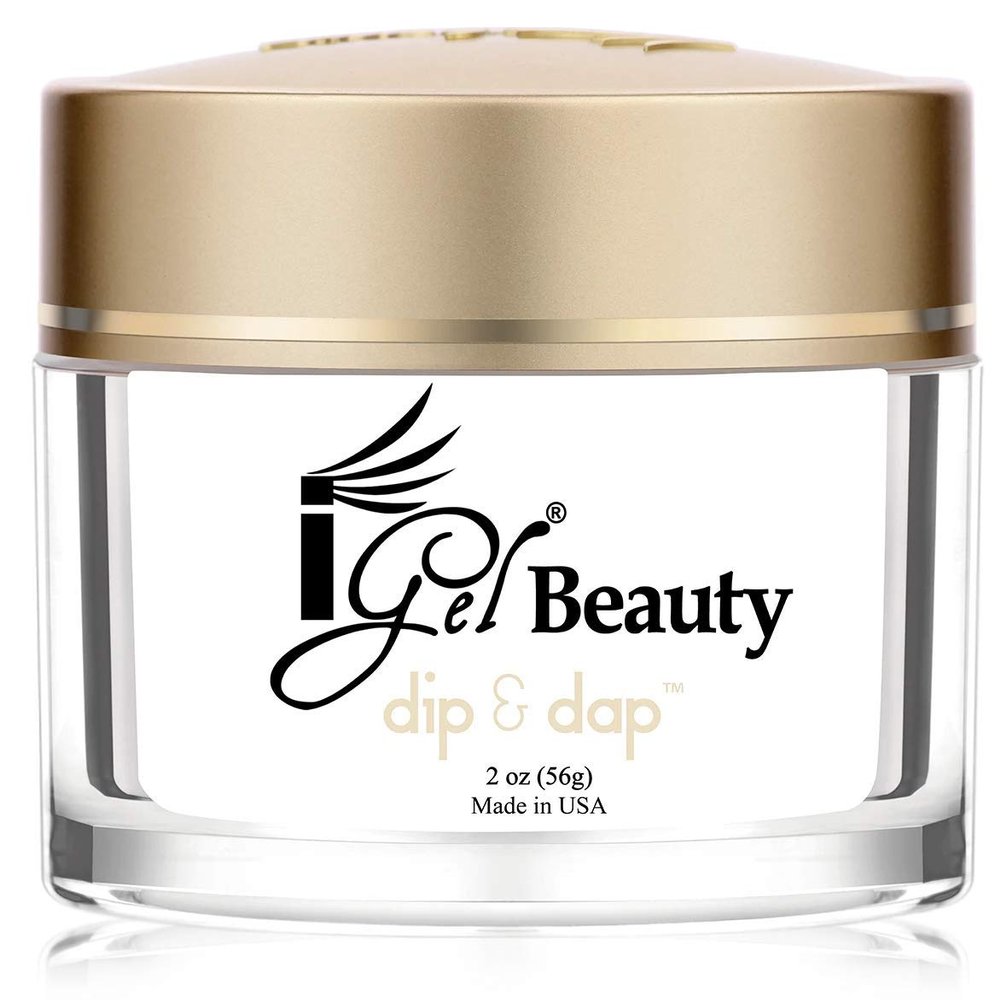 iGel - 100% Pure Nail Acrylic/ Dipping Powder - Dip & Dap Collection (DD164 - Winter White)