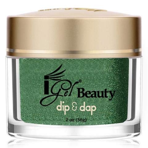 iGel - 100% Pure Nail Acrylic/ Dipping Powder - Dip & Dap Collection (DD100 - Grasshopper)