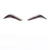 100% Human Hair False Brows for Men and Women Re-Usable Lace Base Fake Eyebrows Black Color (MM-A2) view 1