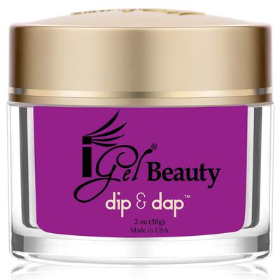 iGel - 100% Pure Nail Acrylic/ Dipping Powder - Dip & Dap Collection (DD200 - Purple Reign)