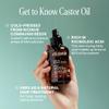 Cliganic Organic Castor Oil, 100% Pure (4oz Glass Bottle with Eyelash Kit) - For Eyelashes, Eyebrows, Hair & Skin (Packaging May Vary) view 3