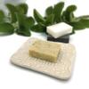 White Ceramic Soap Dishes for Bathroom, Handmade Pottery view 2