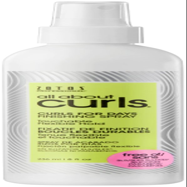 ALL ABOUT CURLS Curls For Days Finishing Spray | Touchable Flexible Hold | De-Frizz | Locks Out Humidity | All Curly Hair Types | Vegan & Cruelty Free | Sulfate Free | 8 Fl Oz