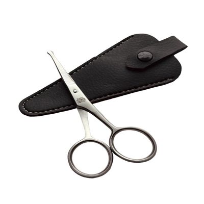 Bianco Instruments Nose Hair Scissors for Men and Women, Rounded Tip | Stainless Steel | Made in USA