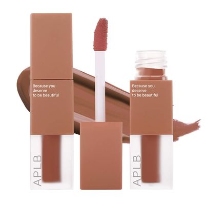 APLB Premium Velvet Lip Tint 0.12oz. | High-Pigmentation, Lightweight, Soft, Moisturizing (#07 CREAMY)