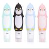 Kanga Care Travel Buddiez Penguin 3oz Refillable Silicone Leak Proof Toiletry Bottle 4 Pack set for Shampoo Conditioner Lotion Face Body Wash - Penguin Family (4 pack) Multicolored view 1