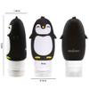 Kanga Care Travel Buddiez Penguin 3oz Refillable Silicone Leak Proof Toiletry Bottle 4 Pack set for Shampoo Conditioner Lotion Face Body Wash - Penguin Family (4 pack) Multicolored view 3