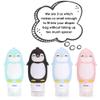 Kanga Care Travel Buddiez Penguin 3oz Refillable Silicone Leak Proof Toiletry Bottle 4 Pack set for Shampoo Conditioner Lotion Face Body Wash - Penguin Family (4 pack) Multicolored view 4