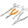 AAProTools Set Of Body Piercing Tools - Bead Ball Capture Ring Pliers Opener Closer Forceps(Orange) view 1