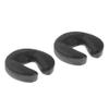 Abbraccia 2 Pieces Foam Massage Table Face Cradle Pad with Ultra-Soft PU Leather Cover - Head Rest Cushion Pillow Positions Head and Neck view 1