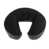 Abbraccia 2 Pieces Foam Massage Table Face Cradle Pad with Ultra-Soft PU Leather Cover - Head Rest Cushion Pillow Positions Head and Neck view 3