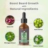 Fantraa Beard Growth Oil Advanced for Men, More Beard Growth with Fenugreek Oil, Onion Oil and Vitamin D, Natural, Best Beard Growth Oil For Uneven & Patchy Beard - 30 ml view 3